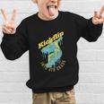 Kickflip Into 4th Grade Skateboard Lover Back To School Graphic Kid Sweatshirt Kickflip Into 4th Grade Skateboard Lover Back To School Graphic Kid Sweatshirt