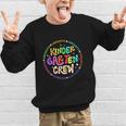 Kindergarten Crew Team Back To School 1st Day Of School Graphic Kid Sweatshirt