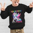 Kindergarten Here I Come Unicorn Girls Kids Back To School Graphic Kid Sweatshirt