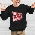 Let's Go Amistad Friendship Back To School Spirit Graphic Kid Sweatshirt Let's Go Amistad Friendship Back To School Spirit Graphic Kid Sweatshirt