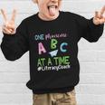 Literacy Coach Phoneme ABC Appreciation Back To School Graphic Kid Sweatshirt