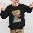 New Year Same Genius Confident Back To School Vibe Graphic Kid Sweatshirt New Year Same Genius Confident Back To School Vibe Graphic Kid Sweatshirt