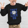 Not Like Bulldog Back To School Spirit B Graphic Kid Sweatshirt Not Like Bulldog Back To School Spirit B Graphic Kid Sweatshirt