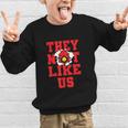 Not Like Cardinal Back To School Spirit R Graphic Kid Sweatshirt