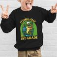 O-Fish-Ally In 1st Grade Back To School Fish Graphic Kid Sweatshirt