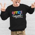 Office Squad We Get It Done Back To School First Day Graphic Kid Sweatshirt