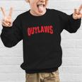 Outlaws Back To School Spirit R Graphic Kid Sweatshirt