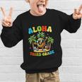 Pinapple Beach Back To School Day Aloha Third Grade Graphic Kid Sweatshirt