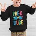 Pre-K Dude Shirt Back To School First Day Of Preschool Boy Graphic Kid Sweatshirt Pre-K Dude Shirt Back To School First Day Of Preschool Boy Graphic Kid Sweatshirt