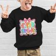 Preppy Back To School Fifth Grade Coquette Bow Women Girl Graphic Kid Sweatshirt Preppy Back To School Fifth Grade Coquette Bow Women Girl Graphic Kid Sweatshirt