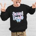 Preppy Second Grade First Day Back To School 2nd Grade Bow Graphic Kid Sweatshirt Preppy Second Grade First Day Back To School 2nd Grade Bow Graphic Kid Sweatshirt
