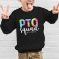 Pto Squad Groovy Back To School Women Appreciation Graphic Kid Sweatshirt