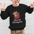 Queen Of Kindergarten Graduation Back To School Girl Graphic Kid Sweatshirt Queen Of Kindergarten Graduation Back To School Girl Graphic Kid Sweatshirt