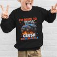 Ready To Crush Kindergarten Monster Truck Back To School Boy Graphic Kid Sweatshirt Ready To Crush Kindergarten Monster Truck Back To School Boy Graphic Kid Sweatshirt