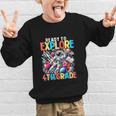 Ready To Explore 4th Grade Boys Astronaut Back To School Graphic Kid Sweatshirt Ready To Explore 4th Grade Boys Astronaut Back To School Graphic Kid Sweatshirt
