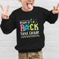 Ready To Rock First Grade Back To School 1st Grade Boys Kids Graphic Kid Sweatshirt