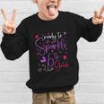 Ready To Sparkle 6th Grade Back To School For Girls Graphic Kid Sweatshirt