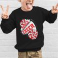 Rebels Cheer Back To School Cheerleading Spirit R Graphic Kid Sweatshirt Rebels Cheer Back To School Cheerleading Spirit R Graphic Kid Sweatshirt