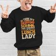 Remember I'm The Lunch Lady Back To School Cafeteria Worker Graphic Kid Sweatshirt