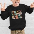 In My Retirememt Era Retro Back To School Graphic Kid Sweatshirt In My Retirememt Era Retro Back To School Graphic Kid Sweatshirt