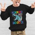 Roaring Into 2Nd Grade DinosaurRex Back To School Graphic Kid Sweatshirt