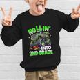 Rollin' Into 2nd Grade Monster Truck Back To School Boys Graphic Kid Sweatshirt
