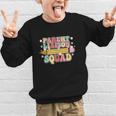 School Parent Liaison Squad Retro Back To School Graphic Kid Sweatshirt