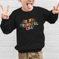 School Principal Back To School In My Principal Era Graphic Kid Sweatshirt