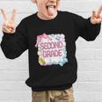 Second Grade Girls Kids Back To School Girls Coquette Bows Graphic Kid Sweatshirt Second Grade Girls Kids Back To School Girls Coquette Bows Graphic Kid Sweatshirt