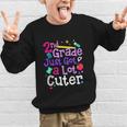 Second Grade Just Got Cuter Cute 2nd Grade Back To School Graphic Kid Sweatshirt Second Grade Just Got Cuter Cute 2nd Grade Back To School Graphic Kid Sweatshirt