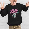 See Ya Soon Summer Cute Raccoon Back To School Kids Student Graphic Kid Sweatshirt See Ya Soon Summer Cute Raccoon Back To School Kids Student Graphic Kid Sweatshirt