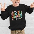Sixth Grade Vibes 6th Grade Team Groovy Back To School Graphic Kid Sweatshirt Sixth Grade Vibes 6th Grade Team Groovy Back To School Graphic Kid Sweatshirt