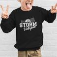 Storm Volleyball Back To School Spirit Graphic Kid Sweatshirt Storm Volleyball Back To School Spirit Graphic Kid Sweatshirt