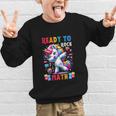Student Back To School Math Squad Kids Girls Smarter Unicorn Graphic Kid Sweatshirt