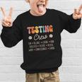 Testing Crew Appreciation Week Back To School Graphic Kid Sweatshirt Testing Crew Appreciation Week Back To School Graphic Kid Sweatshirt