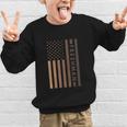 USA Flag Freshman 9th Ninth Grade Back To School Juneteenth Graphic Kid Sweatshirt USA Flag Freshman 9th Ninth Grade Back To School Juneteenth Graphic Kid Sweatshirt