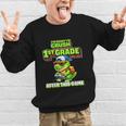 Video GameRex Dinosaur 1st Grade Back To School Boy Graphic Kid Sweatshirt Video GameRex Dinosaur 1st Grade Back To School Boy Graphic Kid Sweatshirt