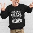 Vintage Fourth 4TH Grade Vibes Back To School First Day Kids Graphic Kid Sweatshirt Vintage Fourth 4TH Grade Vibes Back To School First Day Kids Graphic Kid Sweatshirt