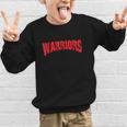 Warriors Back To School Spirit R Graphic Kid Sweatshirt Warriors Back To School Spirit R Graphic Kid Sweatshirt