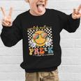 Watch Out Pre-K Grade Here I Come Back To School Pre-K Smile Graphic Kid Sweatshirt Watch Out Pre-K Grade Here I Come Back To School Pre-K Smile Graphic Kid Sweatshirt