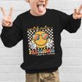 Watch Out Preschool Grade Here I Come Back To School Graphic Kid Sweatshirt