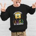 Welcome Back To School Bus Driver First Day Of School Graphic Kid Sweatshirt