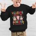 Welcome Back To School Cafeteria Worker Lunch Lady Graphic Kid Sweatshirt