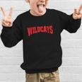 Wildcats Back To School Spirit R Graphic Kid Sweatshirt Wildcats Back To School Spirit R Graphic Kid Sweatshirt