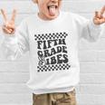 1st Day Of 5th Grade Vibes Retro Girls Back To School Boys Graphic Kid Sweatshirt