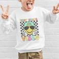 1st Grade Vibes Smile Face Back To School First Grade Graphic Kid Sweatshirt 1st Grade Vibes Smile Face Back To School First Grade Graphic Kid Sweatshirt