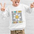 In My 2nd Grade Era Retro Groovy Second Grade Back To School Graphic Kid Sweatshirt