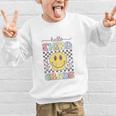 3rd Grade Team Back To School Hello Third Grade Smile Face Graphic Kid Sweatshirt 3rd Grade Team Back To School Hello Third Grade Smile Face Graphic Kid Sweatshirt