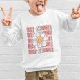70s Groovy 1st Grade Back To School First Day Of First Grade Graphic Kid Sweatshirt 70s Groovy 1st Grade Back To School First Day Of First Grade Graphic Kid Sweatshirt