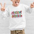 Assistant Principal Coquette Bow Pencil Cute Back To School Graphic Kid Sweatshirt Assistant Principal Coquette Bow Pencil Cute Back To School Graphic Kid Sweatshirt